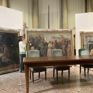 Accademia di Belle Arti di Brera - Restauro tre dipinti dell'800
