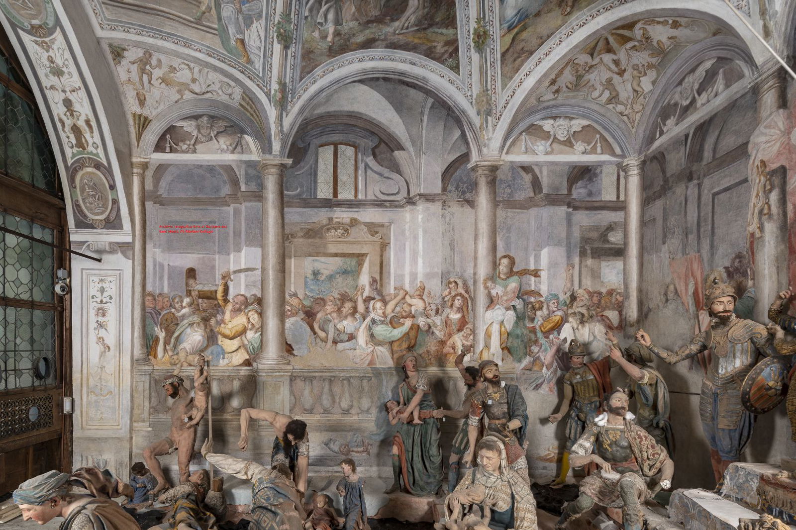 Immagini di Restauro affreschi della cappella XI 