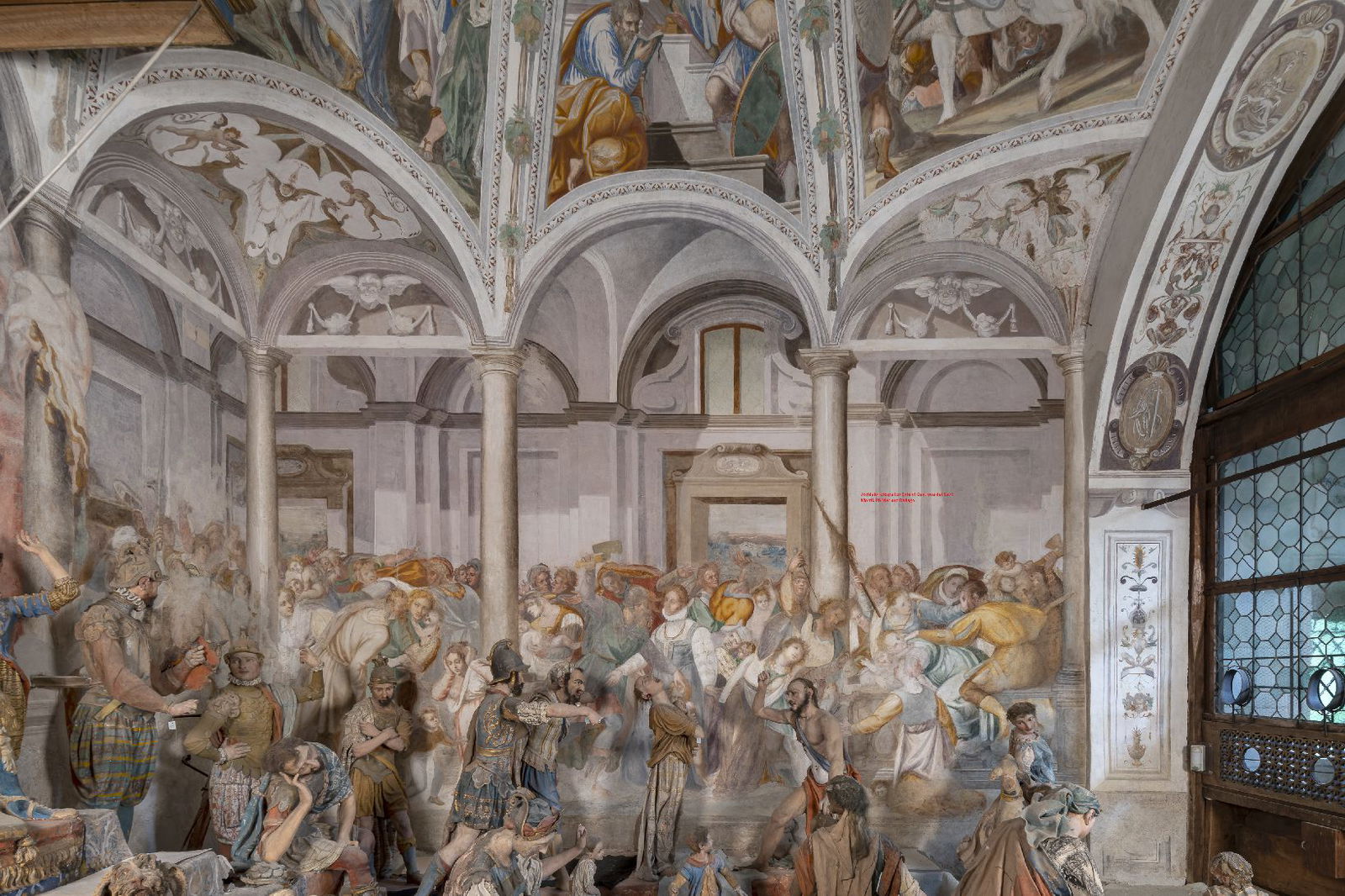 Immagini di Restauro affreschi della cappella XI 