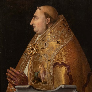 Immagini di Restauro del ritratto di Paolo Giovio e del ritratto di Papa Paolo II