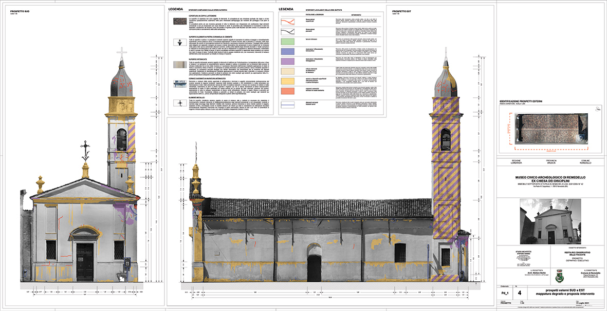 Immagini di Restauro conservativo delle facciate e del campanile - I stralcio funzionale