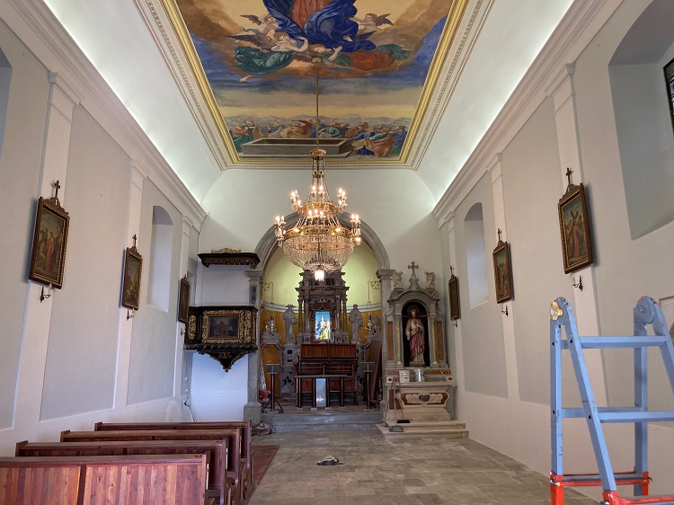 Immagini di  codice opera 21098 - Lavori di manutenzione straordinaria e restauro all'interno e all'esterno della chiesa di San Gerolamo a Contovello