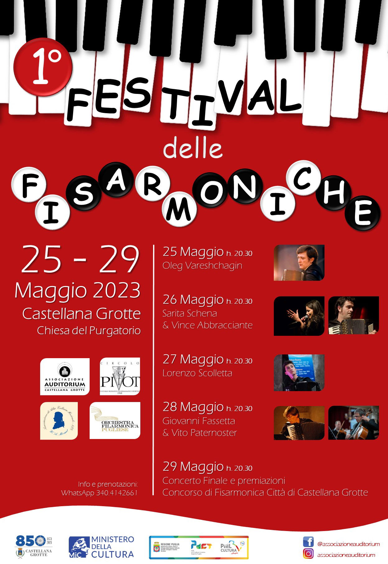 Immagini di 1° Festival e Concorso delle Fisarmoniche 2023