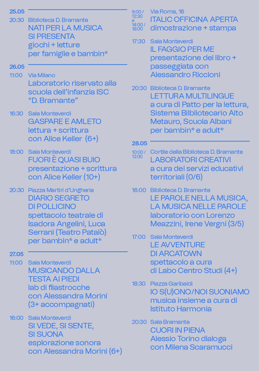 Immagini di Città che Legge - promozione della lettura – Anno 2023 