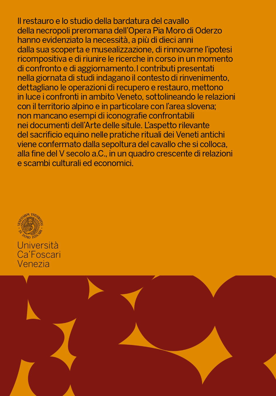 Immagini di Valorizzazione della bardatura del cavallo ritrovato negli scavi della necropoli Pia Moro di Oderzo (TV). Pubblicazione del volume 