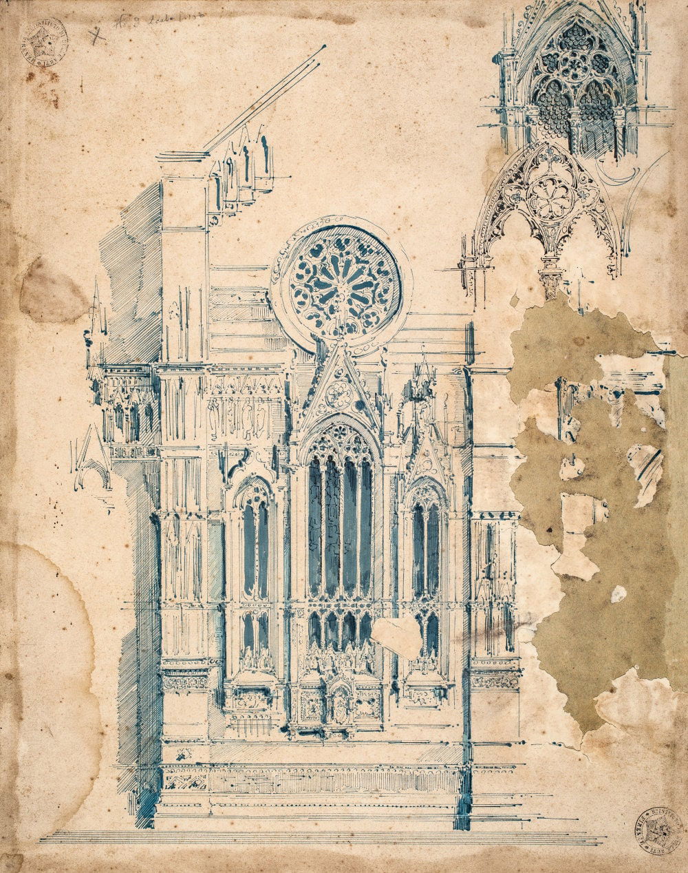 Immagini di Un intervento restauro su alcuni disegni e stampe di Adolfo Coppedè