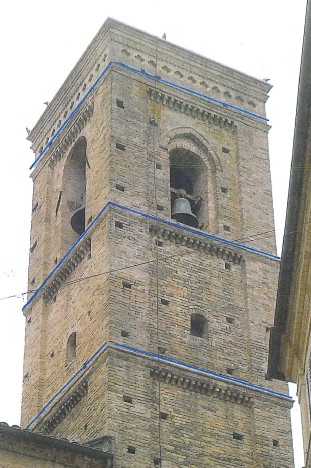 Immagini di INTERVENTO DI MANUTENZIONE ORDINARIA DEL CAMPANILE DELLA CHIESA DI SANTA MARIA DI PIAZZA  