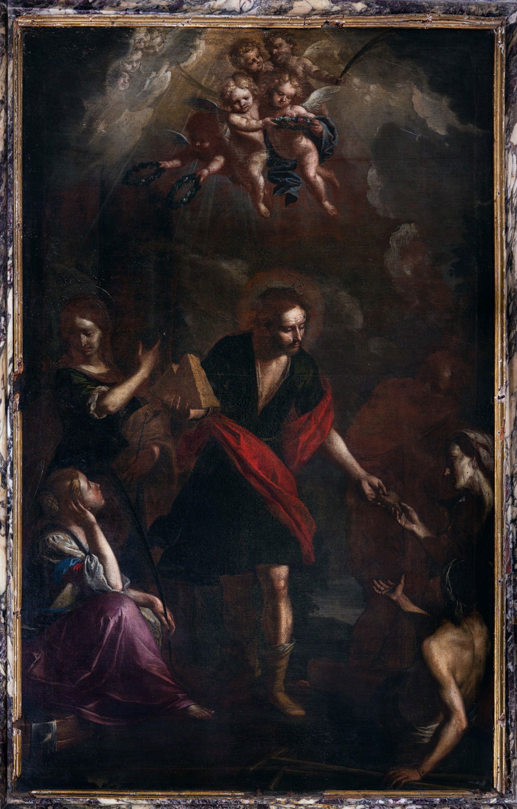 Immagini di Restauro della Pala di San Lucio